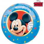 Fóliový balónek Mickey Mouse modrý kulatý 43 cm – Hledejceny.cz