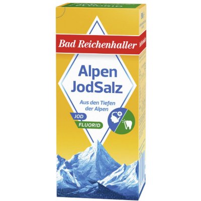 Bad Reichenhaller alpská sůl s fluoridem 500 g – Sleviste.cz