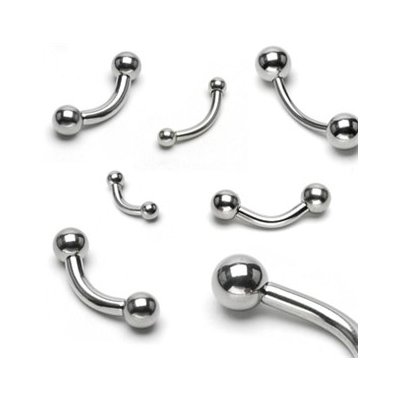 Šperky4U piercing do obočí kuličky OB01100-12103 – Zboží Dáma