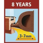 TESA Těsnění "D", 9 x 7 mm x 100 m – Zbozi.Blesk.cz