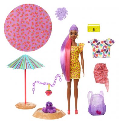Barbie Color Reveal Pěna plná zábavy Jahodová