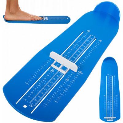 Měřidlo délky nohy v cm, modré – Sleviste.cz