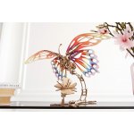 Ugears 3D puzzle Motýl s květinou 168 ks – Zbozi.Blesk.cz