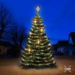 DECOLED LED světelná sada na vánoční stromy vysoké 6-8 m teplá bílá s Flash dekory EFD15WS2 – Hledejceny.cz