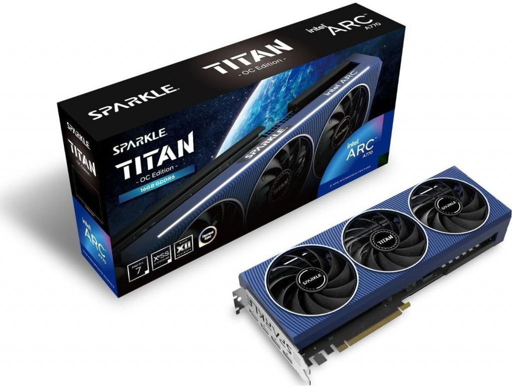 Sparkle Arc A770 TITAN OC Edition 16GB GDDR6 SA770T-16GOC