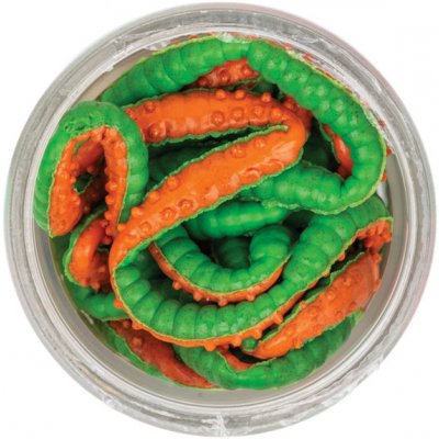 Berkley PowerBait Power Honey Worm 2,5 cm Green Orange 55 ks