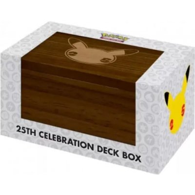 Pokémon: Anniversary Deck box dřevěná a příslušenství krabička