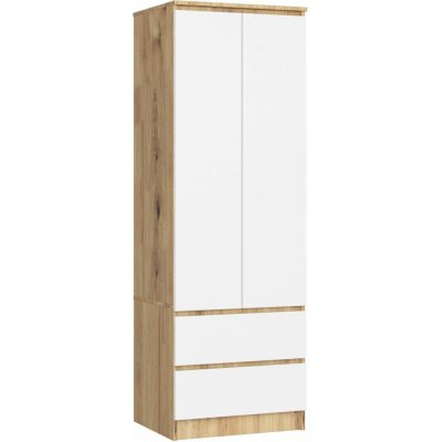 Ak furniture Star 60 cm dub artisan / bílá – Sleviste.cz