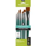 Sada 8 ks kulatých a plochých štětců Pébéo - výběr II – Zboží Dáma