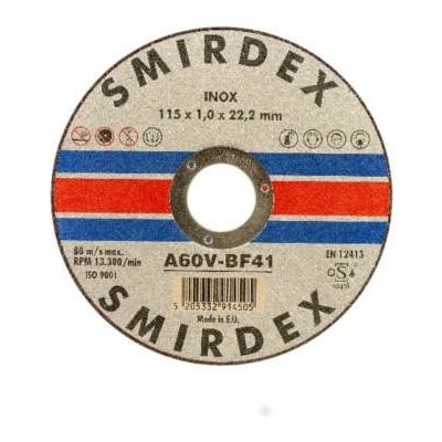 Smirdex Kotouč řezný na kov 115 x 1 x 22,23 mm – Hledejceny.cz