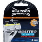 Wilkinson Sword Quattro Titanium Precision 4 ks – Zboží Mobilmania