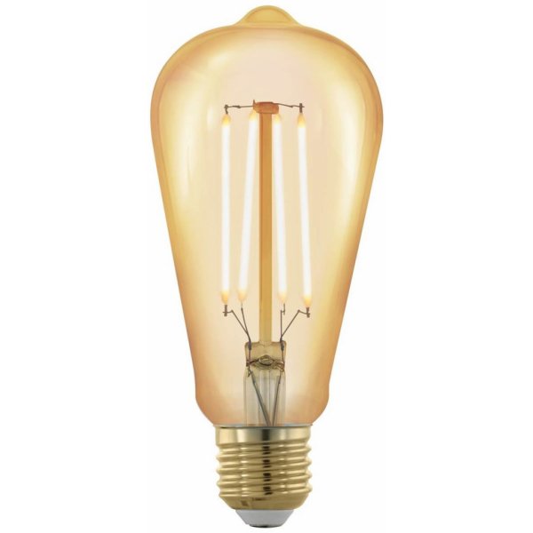 Eglo Retro stmívatelná filamentová LED žárovka EGLO, E27, ST64, 4W, 320lm,  teplá bílá od 159 Kč - Heureka.cz