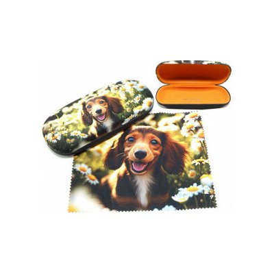 Pouzdro na brýle jezevčík kopretiny 800100 – Zboží Mobilmania