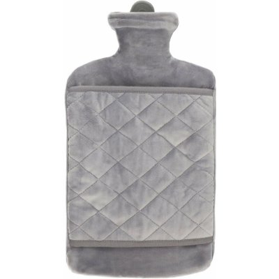 SPRINGOS Termofor s plyšovým obalem 1,8l HA5254 šedý – Zboží Dáma