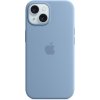 Pouzdro a kryt na mobilní telefon Apple Silikonové s MagSafe iPhone 15, bouřkově modré MT0N3ZM/A