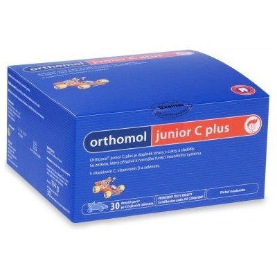 ORTHOMOL Junior C plus mandarinka 90 žvýkacích tablet
