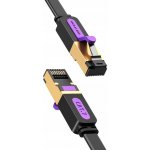 Vention ICABL Flat Cat.7 Patch, 10m, černý – Sleviste.cz