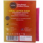 EXS Oral Latex Dams Flavoured Strawberry 1 pc – Zbozi.Blesk.cz