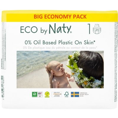 Naty ECO by Newborn 2 - 5 kg 4 x 25 ks