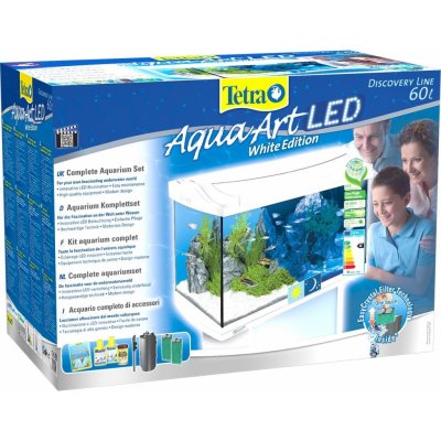 Tetra AquaArt LED akvarijní set bílý 60 l