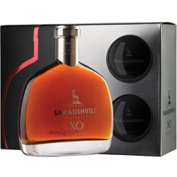 Sarajishvili XO 40% 0,7 l (dárkové balení 2 sklenice)