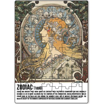 Puzzle Alfons Mucha - Zodiac - Presco Group – Hledejceny.cz