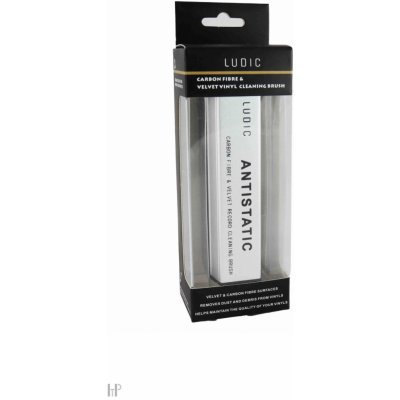 Ludic Exstatic carbon fiber & velvet cleaning brush: Čistící karbonový kartáč se sametovou utěrkou – Zboží Živě