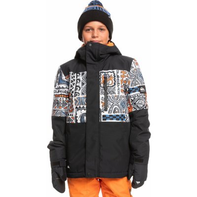 Quiksilver Mission Printed Block Russet Orange Big Tribe – Zboží Mobilmania