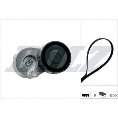 Sada žebrovaných klínových řemenů DOLZ SKD216A – Zboží Mobilmania