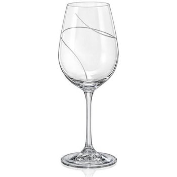 Crystalex sklenice na víno viola brus 6 x 350 ml