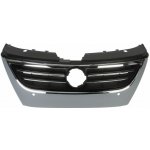 BLIC Přední maska, mřížka chladiče (s otvory parkovací hodiny, pochromovaná) VW PASSAT CC 05.08-01.12 | Zboží Auto