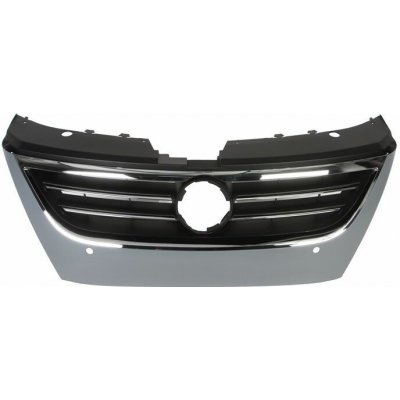 BLIC Přední maska, mřížka chladiče (s otvory parkovací hodiny, pochromovaná) VW PASSAT CC 05.08-01.12 | Zboží Auto