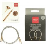 KnitPro Lantern Moon otočné ocelové lanka 360° 80Cm 2Ks – Sleviste.cz