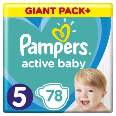 Pampers Active Baby 5 78 ks – Hledejceny.cz