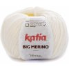 Příze Katia Big Merino 1 White Pletací příze