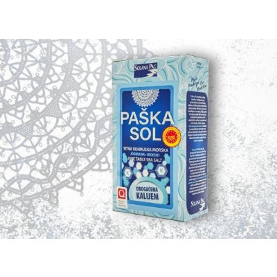 Solana Pag mořská sůl jemná obohacená Draslíkem 850 g – Zboží Dáma