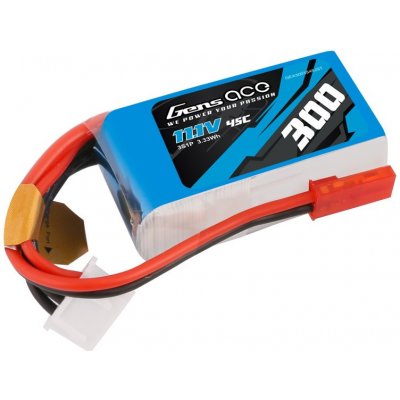 Gens ACE LiPo 3S 300mAh 11,1V 3S1P 45C JST-SYP Plug – Hledejceny.cz