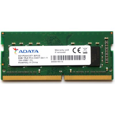 Adata SODIMM DDR4 8GB 2400MHz AO1P24HC8T1-BPGS – Hledejceny.cz