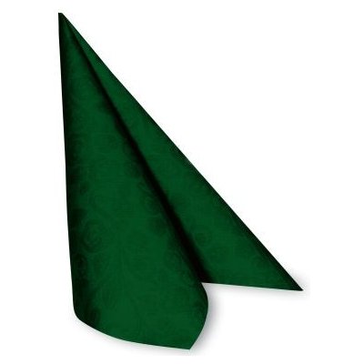 PAP-Airlaid Ubrousek PREMIUM Dekor-R tmavě zelený 40x40cm 50ks – Zboží Dáma