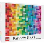 CHRONICLE BOOKS LEGO Rainbow Bricks 1000 dílků – Zboží Mobilmania