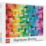 CHRONICLE BOOKS LEGO Rainbow Bricks 1000 dílků – Zboží Dáma