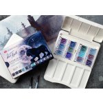 White Nights akvarelové barvy granulující 12ks sada – Zboží Dáma