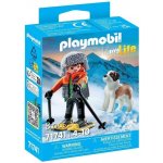 PLAYMOBIL 71741 Lyžař s bernardýnem – Zboží Živě