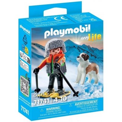 Playmobil 71741 Lyžař s bernardýnem – Zboží Živě