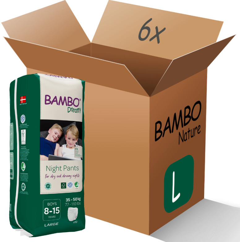 Bambo 6x Dreamy Large pro chlapce 8-15let 35-50kg 10ks