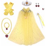 bHome Souprava Žlutá pelerína se šperky a rukavicemi 10ks – Sleviste.cz
