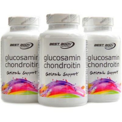 Best Body nutrition Glucosamine chondroitine gelenk support II 3 x 100 kapslí