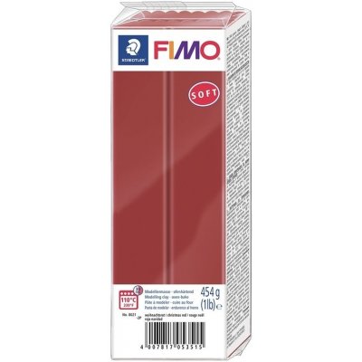 FIMO soft tmavě červená 454 g blok – Zbozi.Blesk.cz