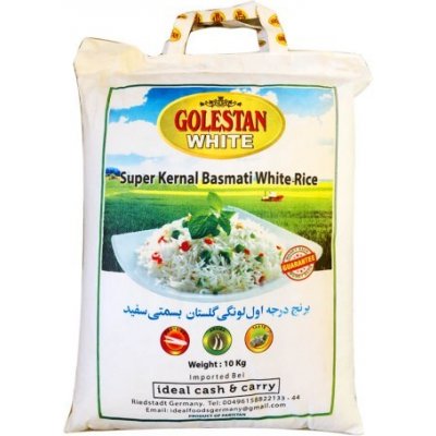 Golestan Bílá Basmati Rýže 10 kg – Zboží Dáma