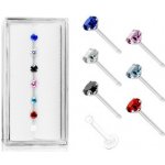 Šperky4U sada 7mi piercingů do nosu N0000-03 – Sleviste.cz